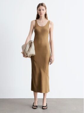 Bias Cut Midi Dress
